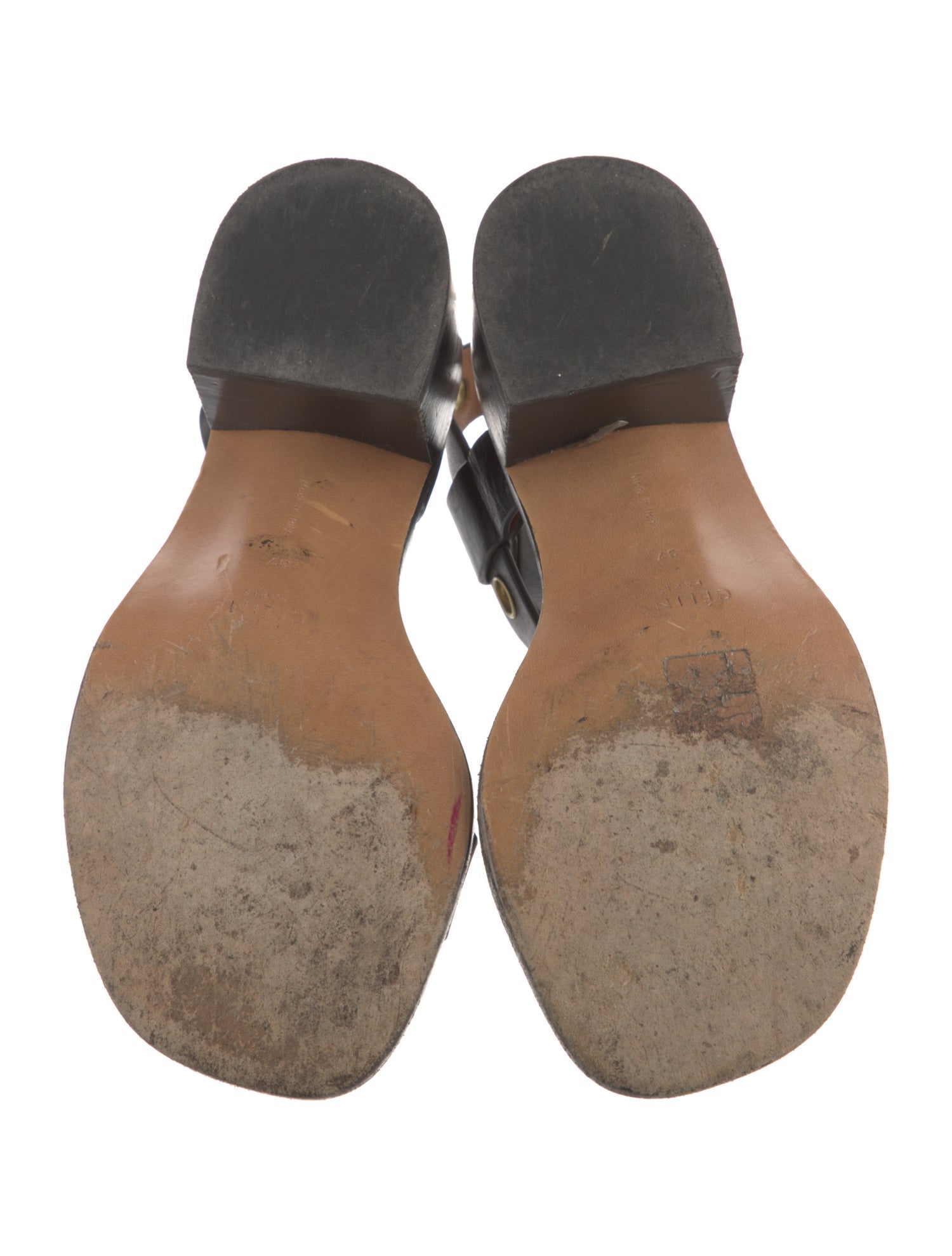 Celine Leather Sandals